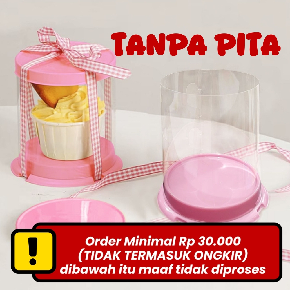 Box Mika Kue Cupcake Tabung