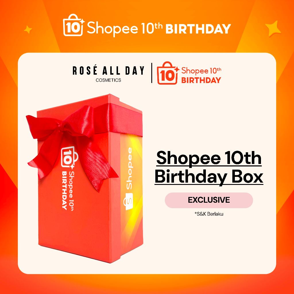 [Shopee 10th Birthday Box] Rosé All Day Make Up Birthday Bundle
