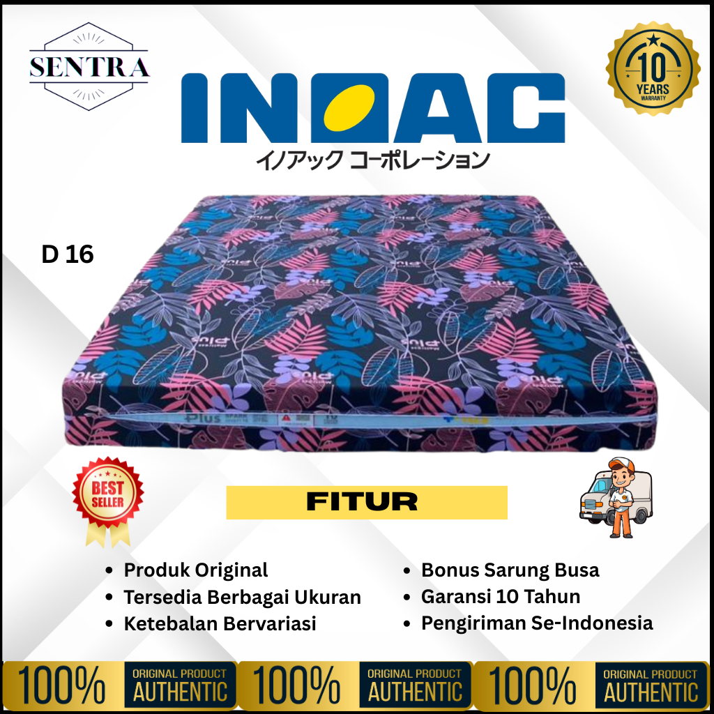 INOAC.KASUR BUSA / KASUR TIDUR / SPON TIDUR INOAC GARANSI RESMI