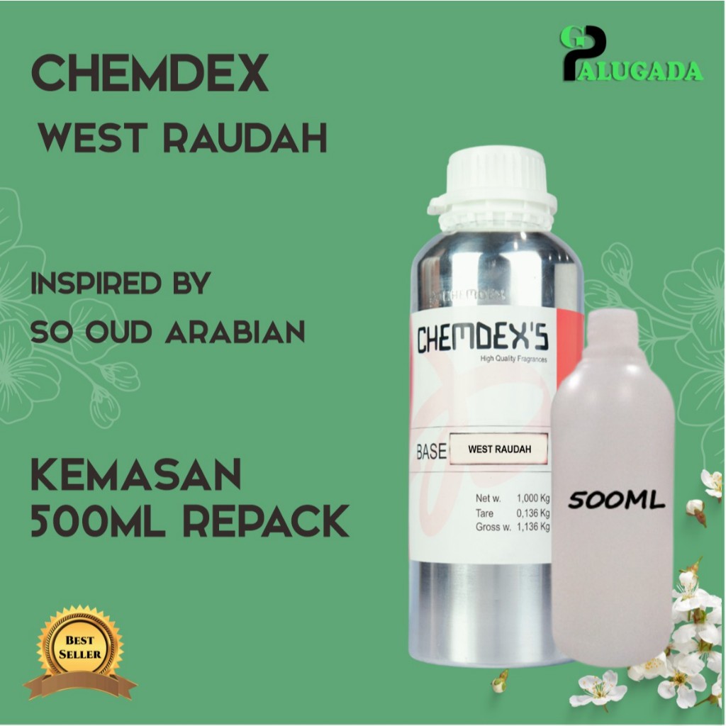 Bibit parfum murni WESST RAUDAH CHEMDEX'S 500ML