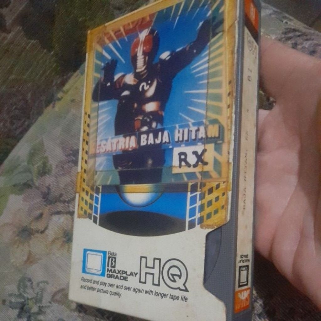 kaset betamax ksatria baja hitam rx (B1)