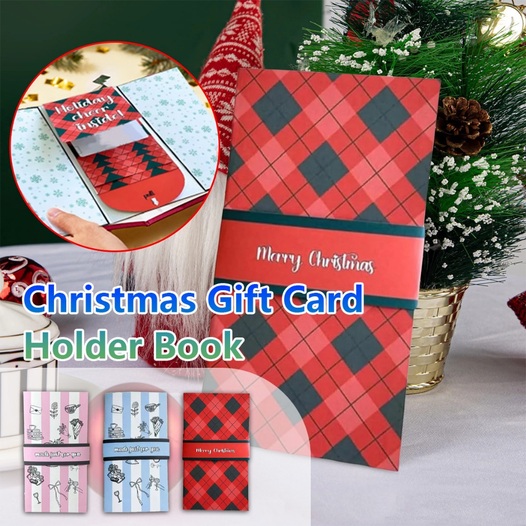 Album kartu hadiah Natal Buku Kartu Hadiah Natal Desain Tarik DIY, Kartu Hadiah Selamat Natal, Air T