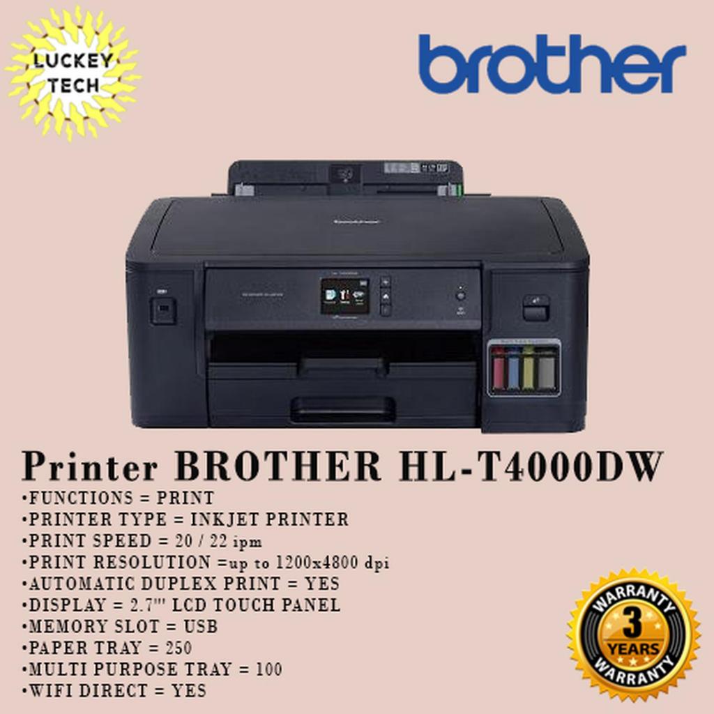 Printer BROTHER HL-T4000DW / HL T4000DW A3 Wirelles DUPLEX PRINT Garansi Resmi