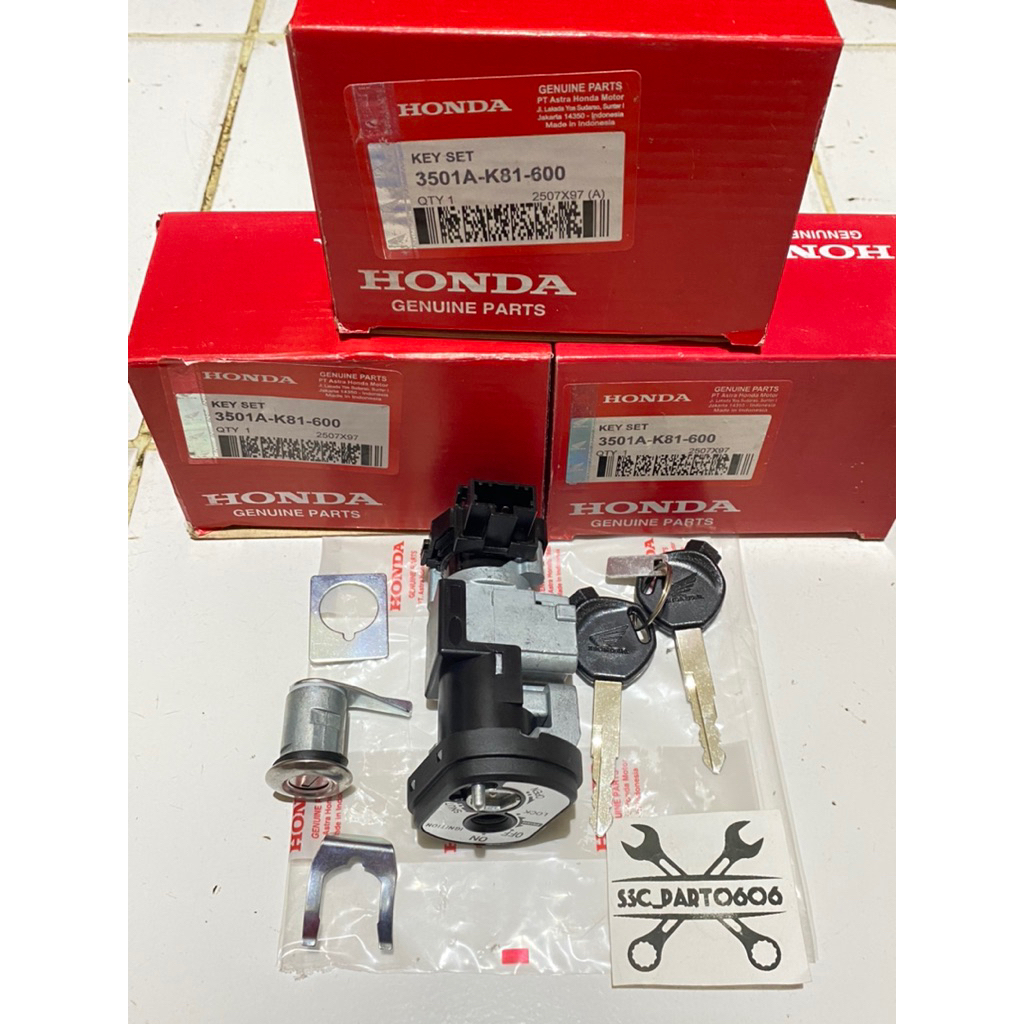 Kunci Kontak Set Beat Fi Esp 2017-2019 Beat Street K81 Ori AHM