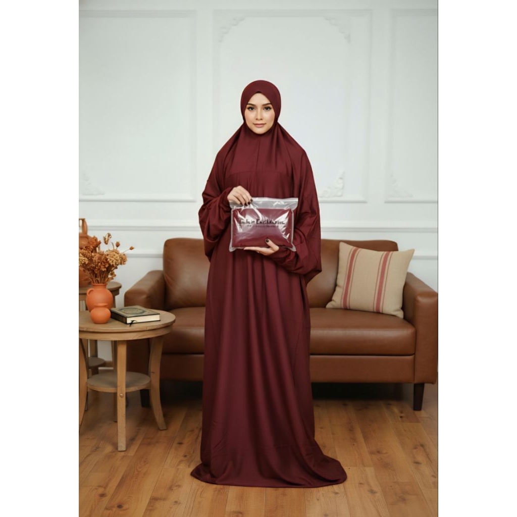 mukenah fahr terusan EXCLUSIVE