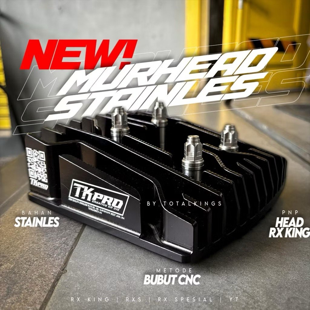 MUR HEAD VARIASI CUSTOM STAINLESS MURHEAD STAILNESS RX KING RXK RXS YT115 BY TK PRO