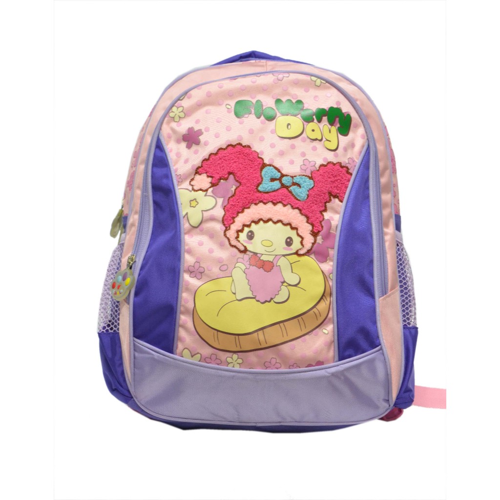 LITTLE V School Backpack FLOWERY DAYS I  Tas Ransel Anak Perempuan