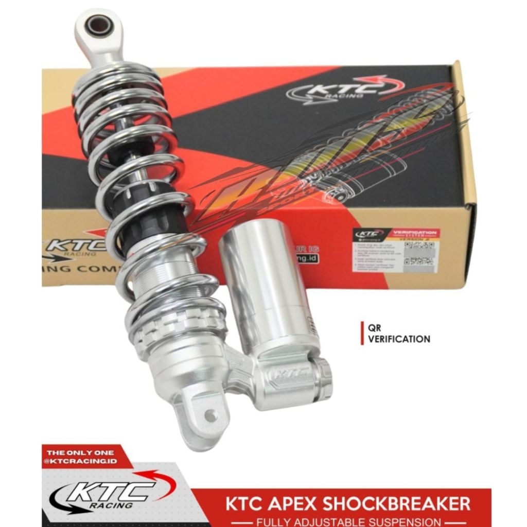 shock breaker tabung bawah KTC Apex series 300mm 325mm Vario 125 150 160 Stylo 160 Beat Scoopy Mio x
