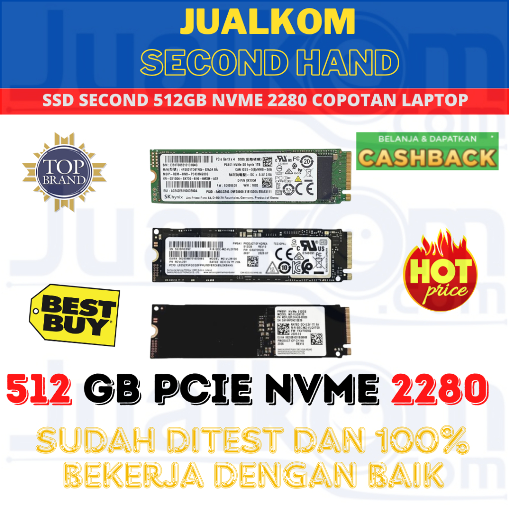 SSD SECOND 512GB NVME 2280 COPOTAN LAPTOP