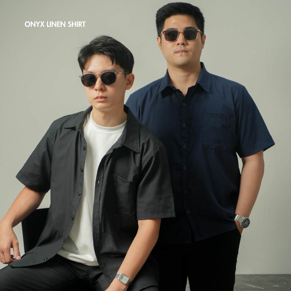 GAZE - ONYX LINEN  Shirt | Kemeja Shirt Pria Linen Premium