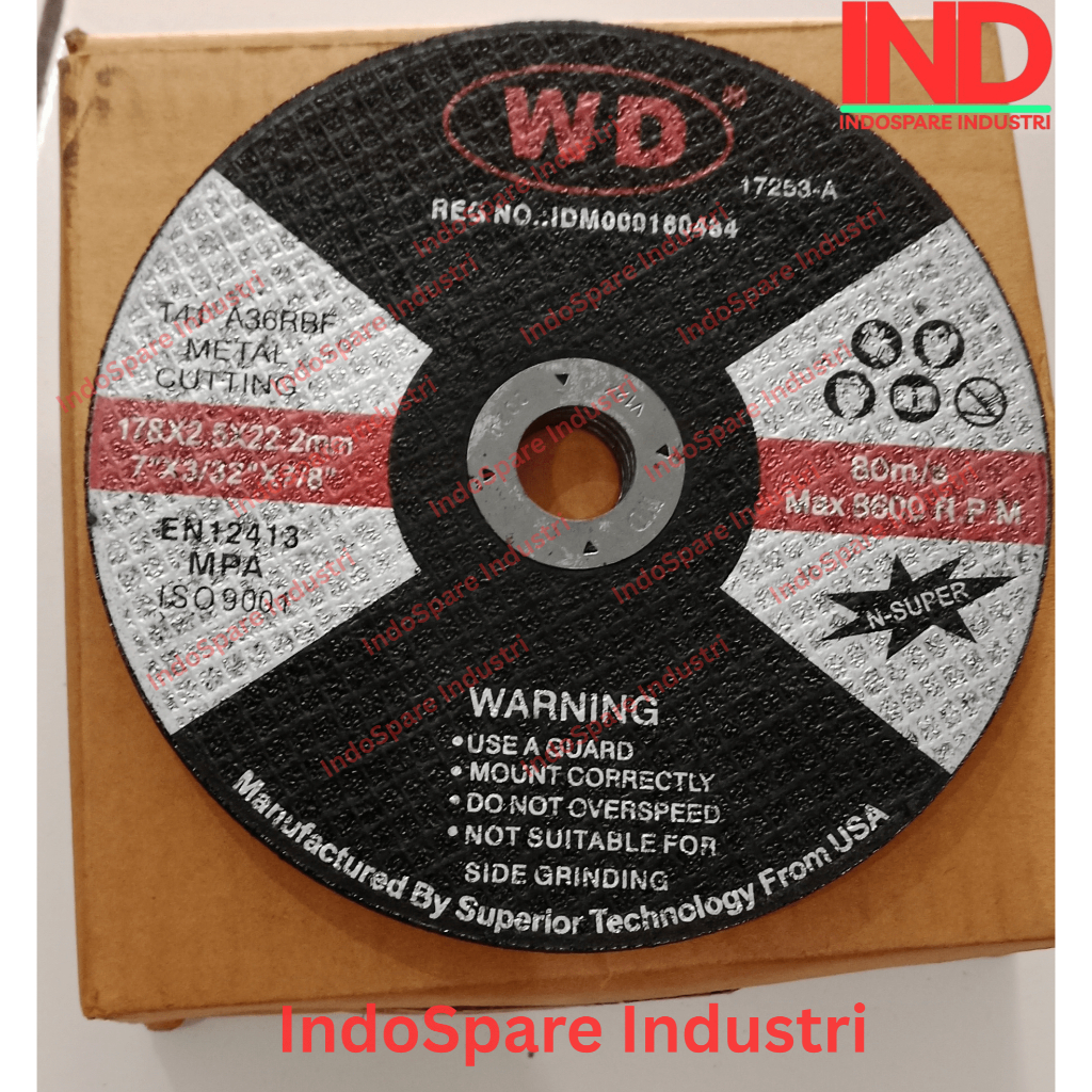 Batu gerinda potong 7 inch 7"x2.5mm WD