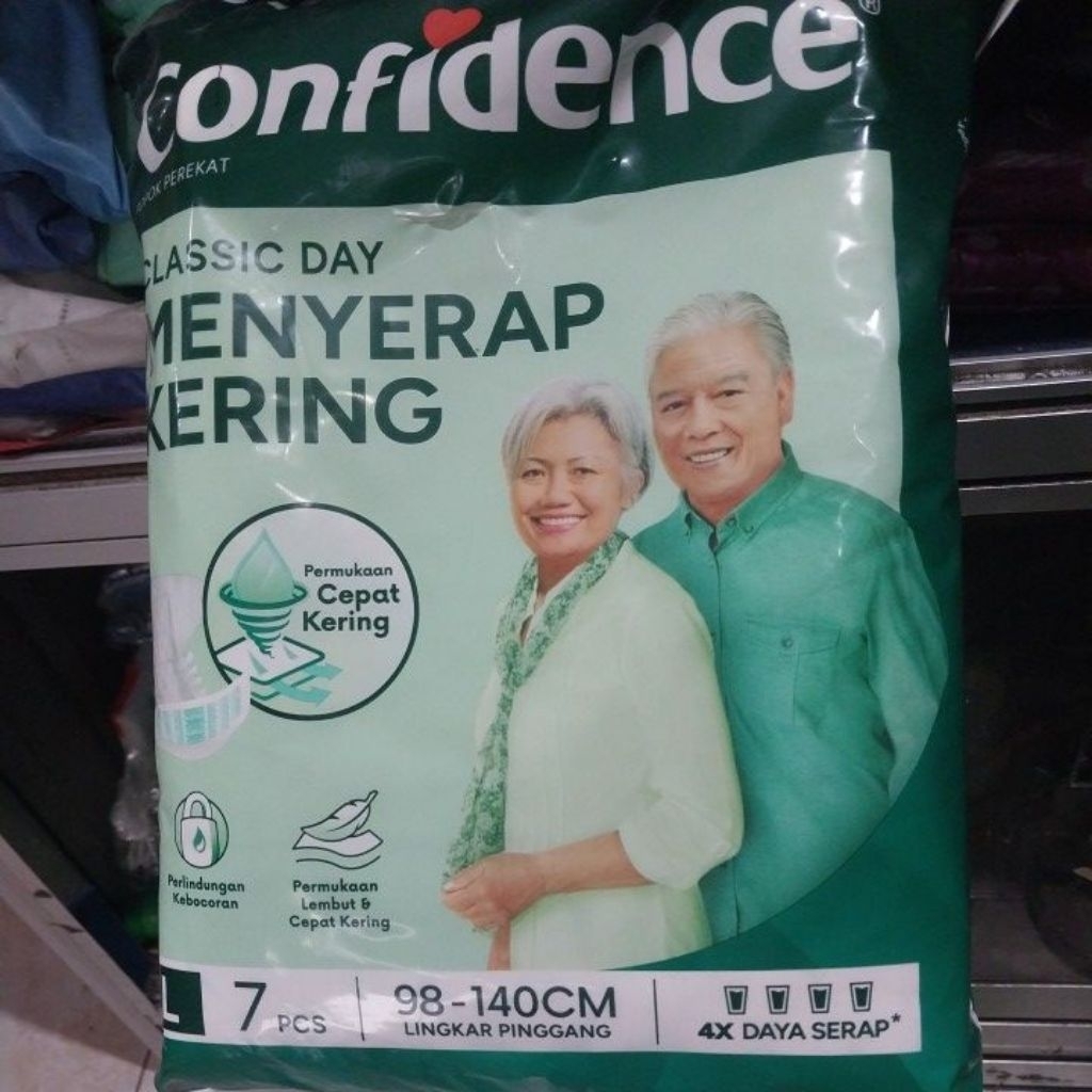 popok dewasa perekat confidence confidence L7