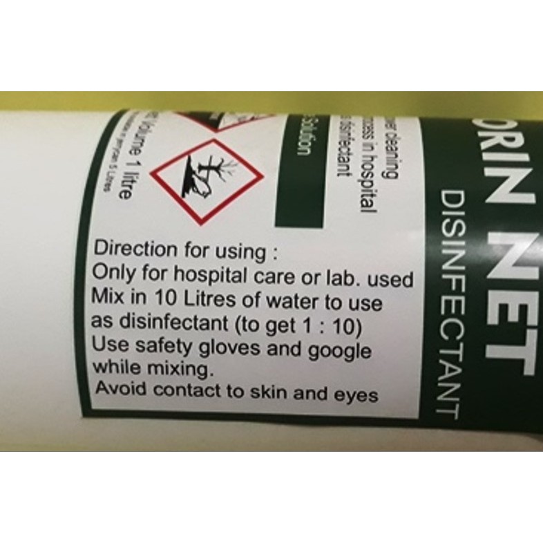 NaOCl Klorin disinfektan 6% 1 liter