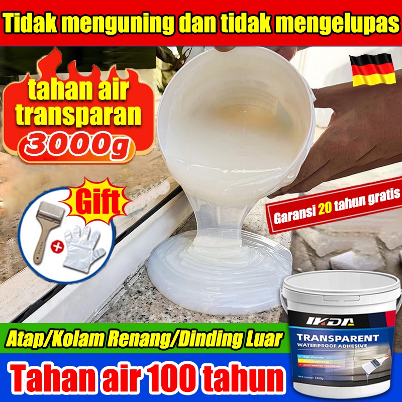 [100% tahan air] Lem Transparan Anti Bocor 1000g Lem Pelapis Anti Rembes Bocor Tahan Lem Bening Tran