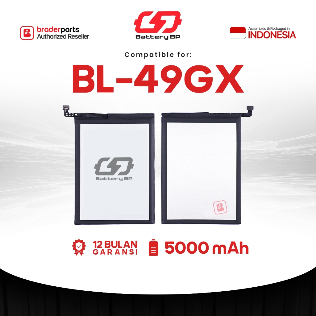 Battery Bp BraderParts BL-49GX For Infinix Hot 11S X6812 | Hot 12 Pro 5000 mAh