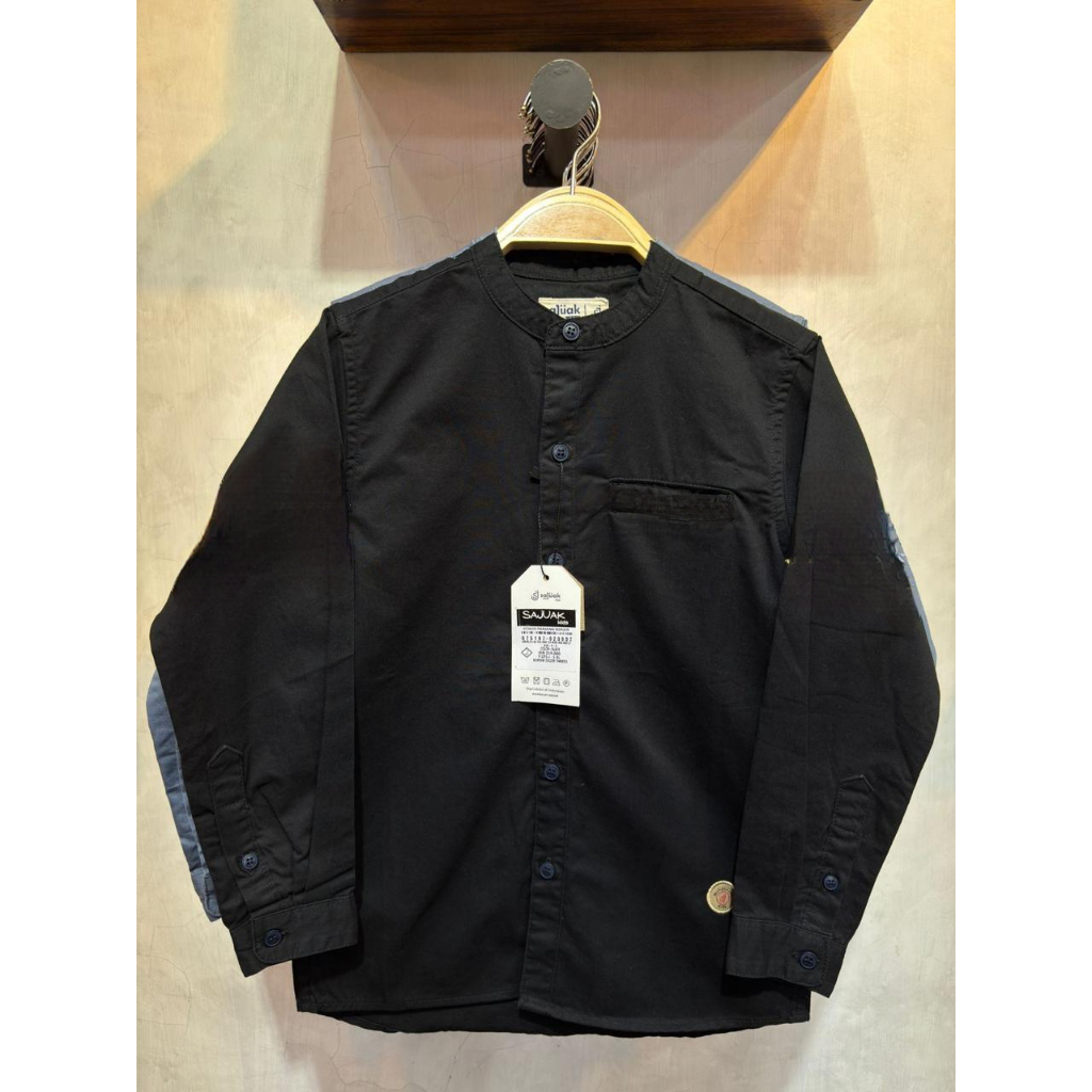 SAJUAK KIDS Baju Koko Sajuak Anak (3-15 Tahun) Lengan Panjang || Baju Koko Anak || Kemeja Koko Anak 