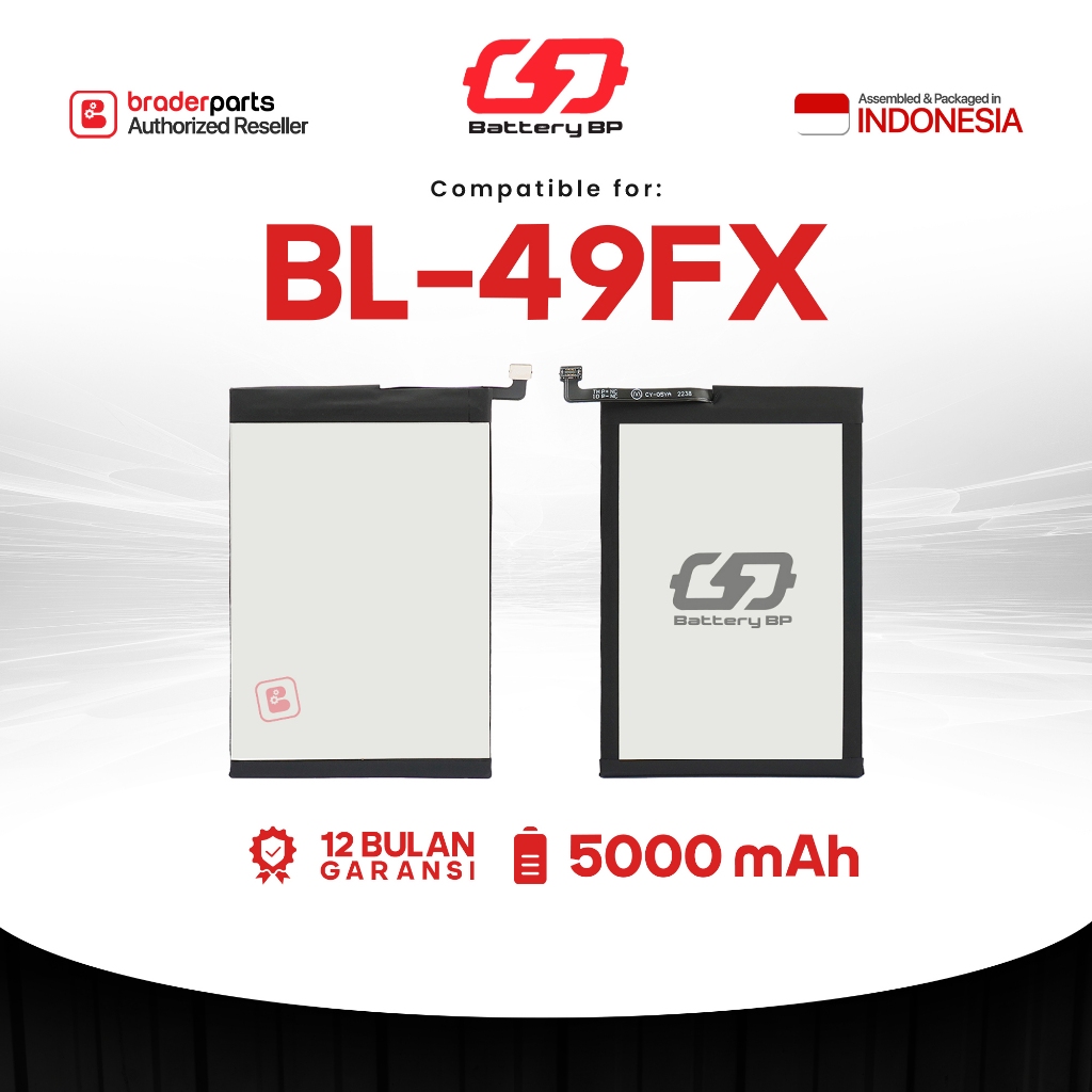 Battery Bp BraderParts BL-49FX For Infinix Hot 8 X650 | Infinix Hot 9 X655 | Note 7 Lite X656 | Smar