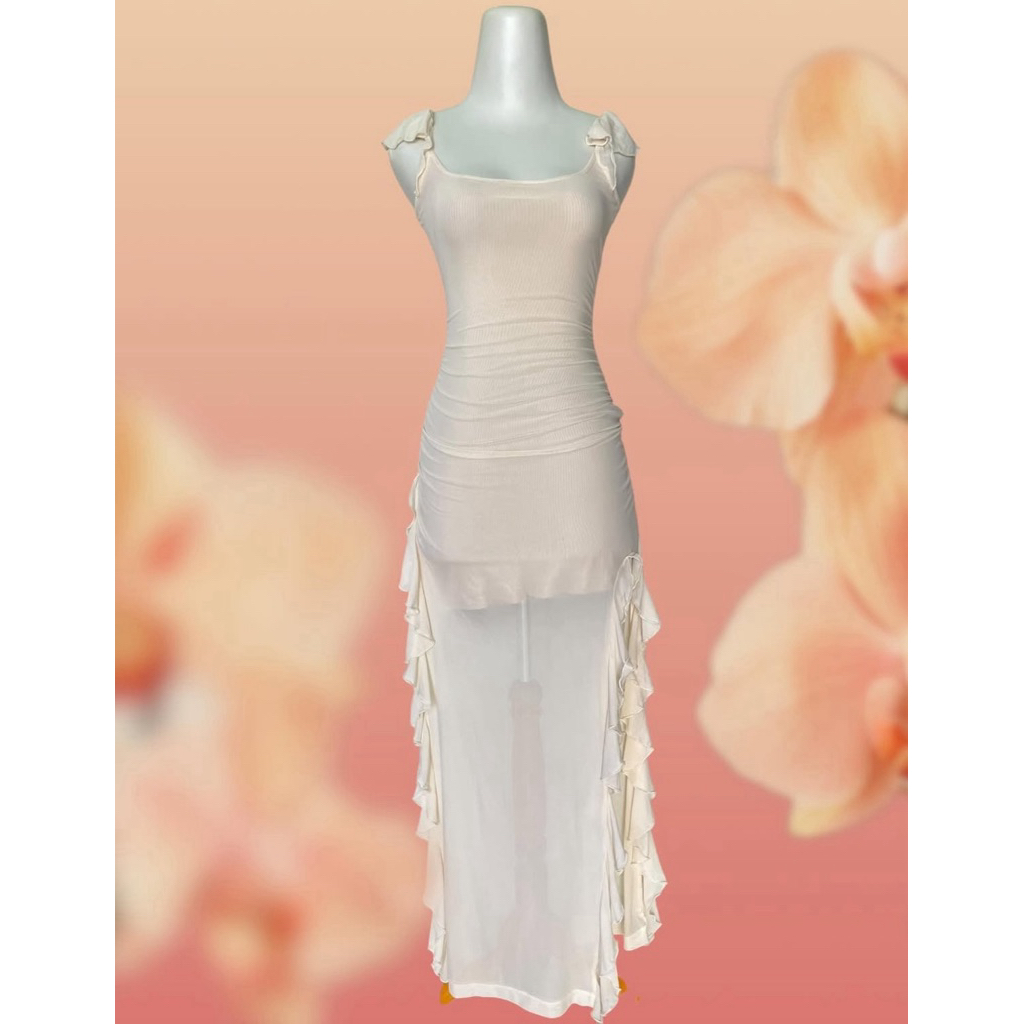 wave dress - Fairy dress - yearbook - shabby chic - coquette - garden party - vintage - dress pantai