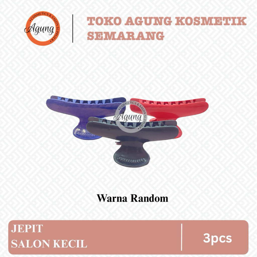 AGUNGSMG  - Jepit Salon Kecil 3pcs | Jepit Salon Besar 2pcs | Jepit potong salon ecer