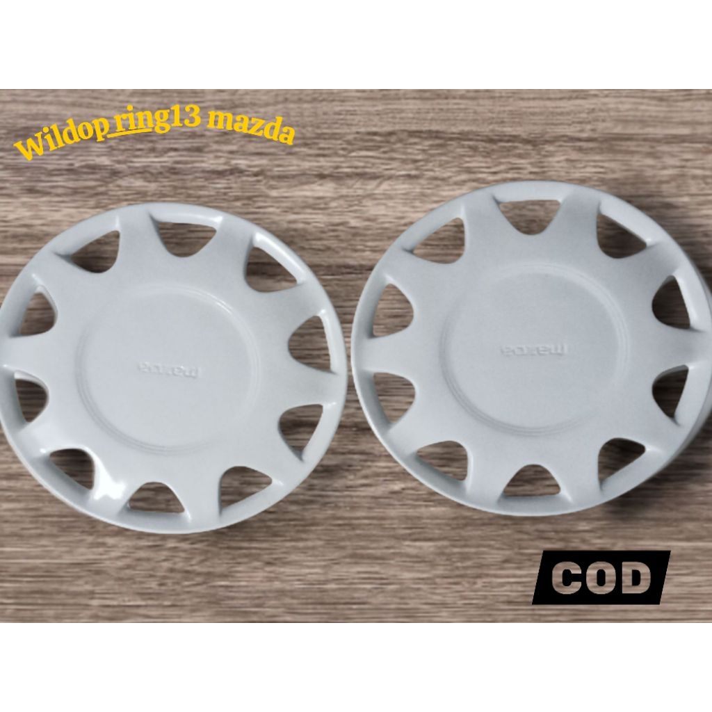 Wildop Ring13 putih wildop Model Mazda (2 pcs)