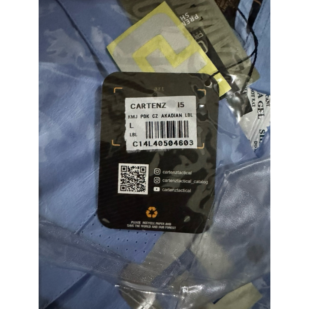 (NEW) Kemeja Pendek Akkadian Cartenz New Colours