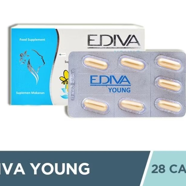 EDIVA YOUNG 28  Ediva Young suplemen kesehatan kulit