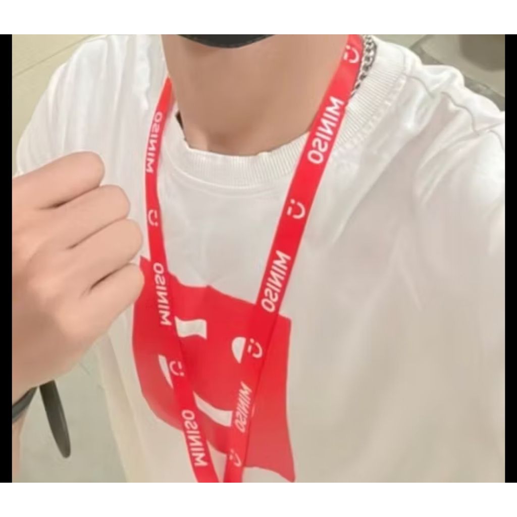 READY STOCK TALI LANYARD MINISO GANTUNGAN MINISO KALUNG MINISO