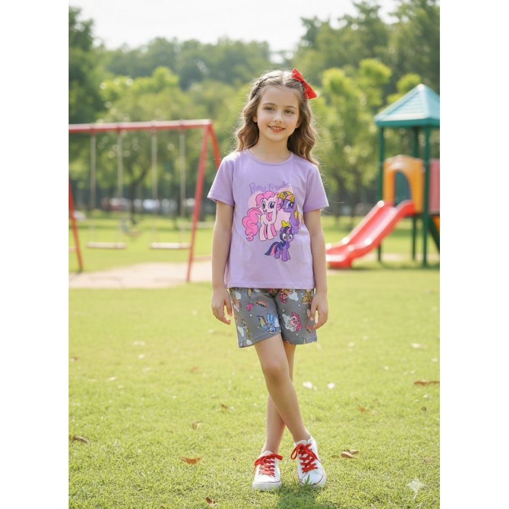 piyama setelan kuda poni