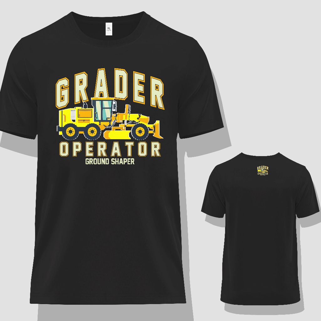Kaos Profesi Operator Grader | Grader Operator - Ground Shaper Kaos Lengan Pendek
