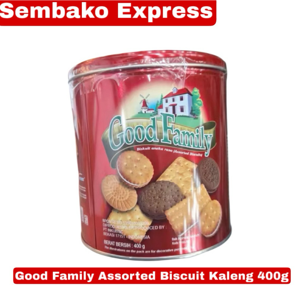 Good Family Biskuit Kaleng Premium 400g – Aneka Rasa Pilihan