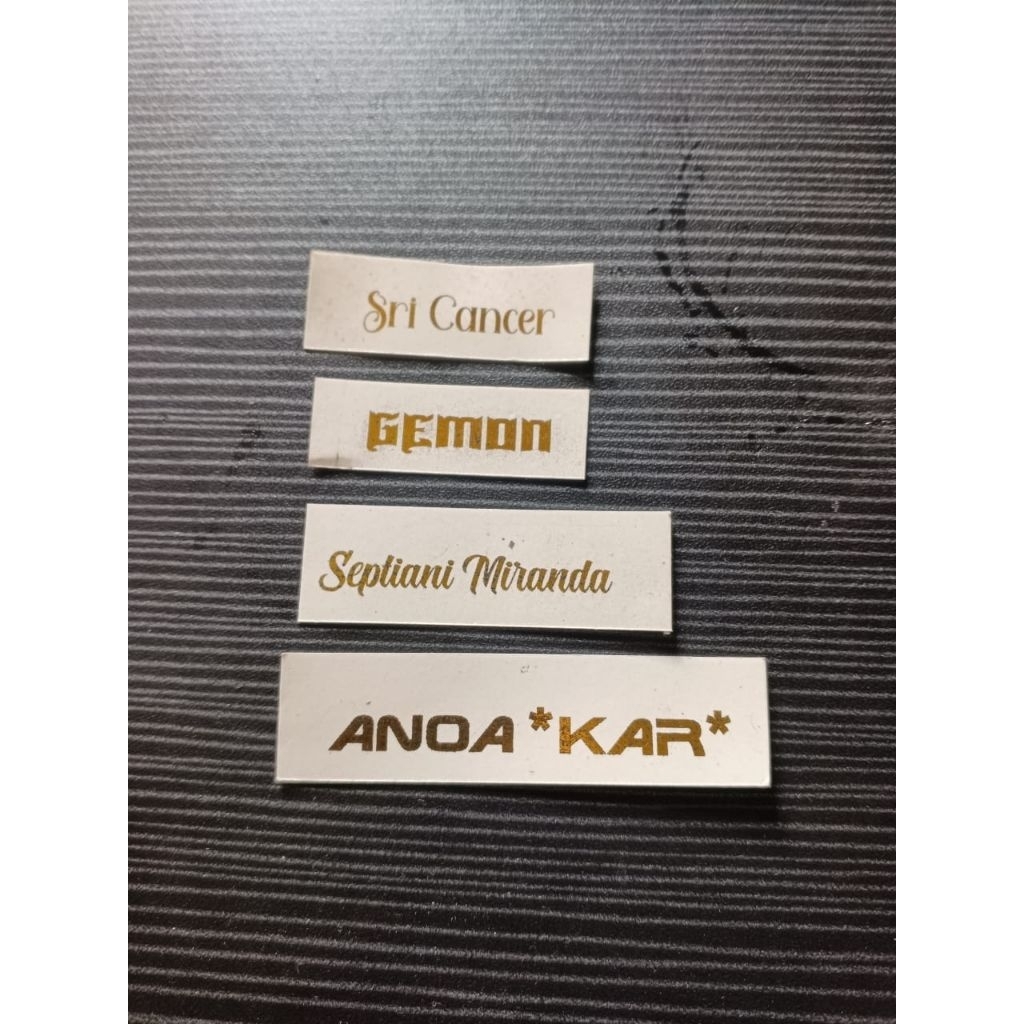 Water slide decal/ decal Basah custom  nama stiker joran pancing