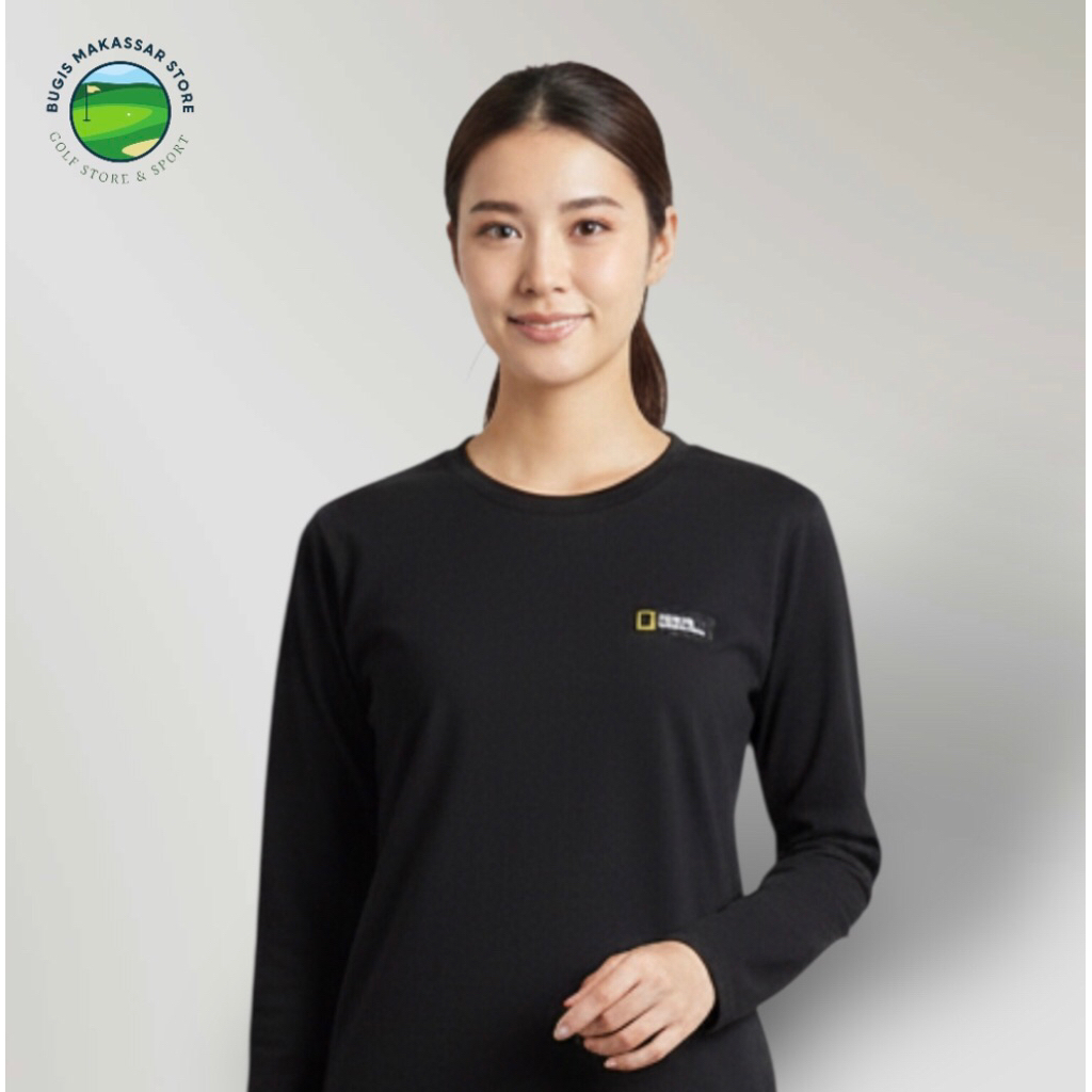 Kaos Baselayer Wanita NAT### Baju Olahraga Original Second / Preloved / Bekas