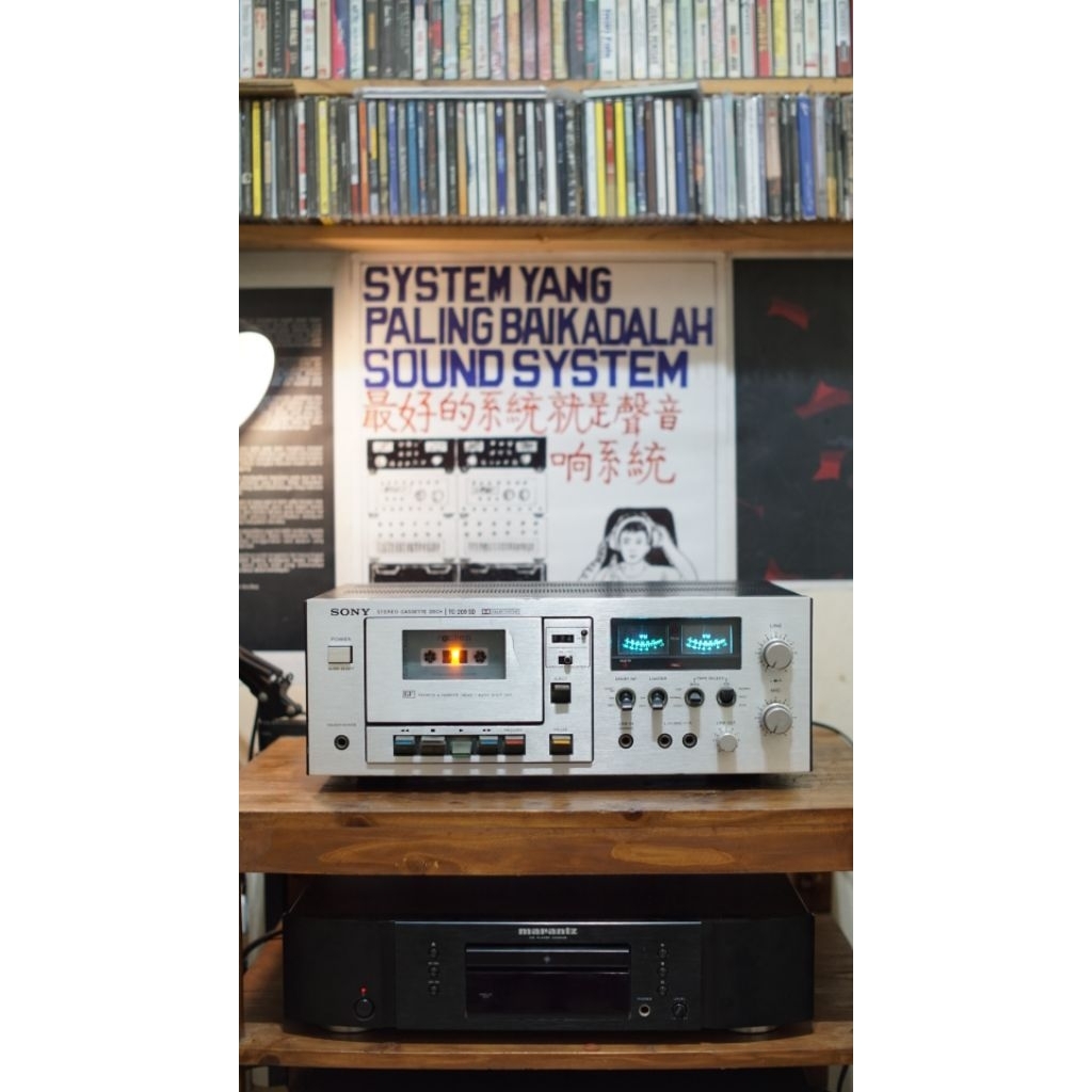 TAPE DECK SONY TC- 209 (STEREO CASSETTE DECK)