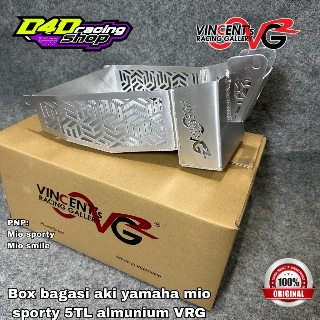 BOK BAGASI AKI MIO 5TL ALMUNIUM VRG PNP MIO SMILE MIO SPORTY