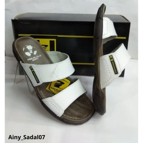 [TERLRISSS] Pakalolo N2353 Sandal Slop Pria Premium Terbaru - B2 Putih