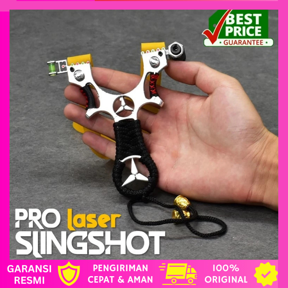 Ketapel Slingshot Hunting Catapult Mercedes Ketapel Laser Berburu Catapult Mercy Stainless-COD