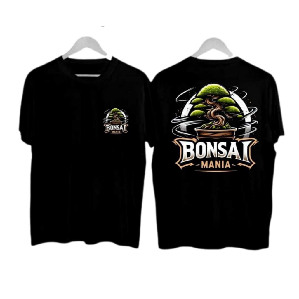 KAOS TSHIRT BONSAI MANIA//TSHIRT NEW
