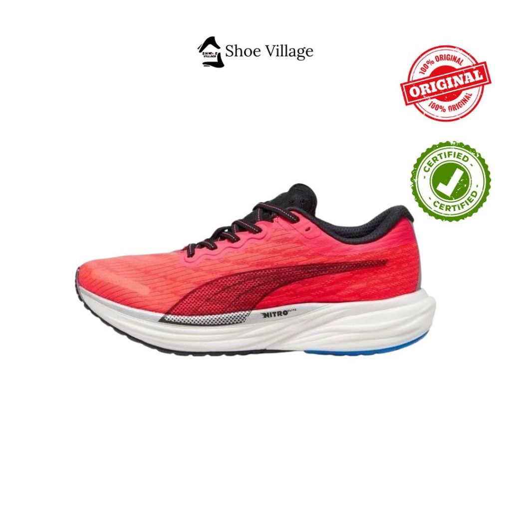 Sepatu Running Wanita Puma Deviate Nitro 2 - Plate Carbon Original