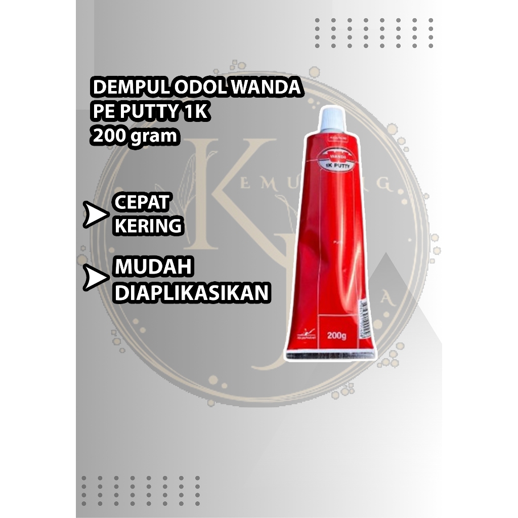 Dempul Odol WANDA Spot Putty 1K Tube  Plamir halus AkzoNobel