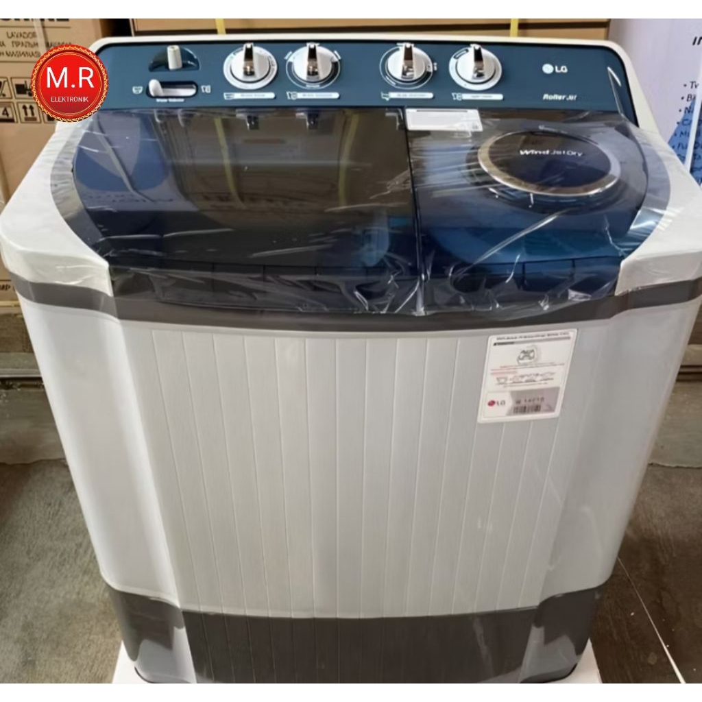 mesin cuci LG 9kg P9050R/RTB roller jet