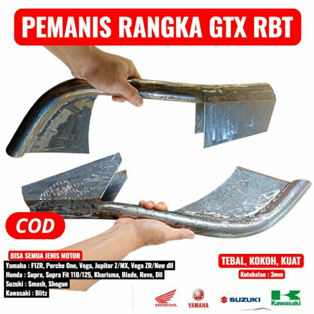 PEMANIS RANGKA RBT UNTUK SEMUA JENIS MOTOR TRAIL GTX TRAIL.