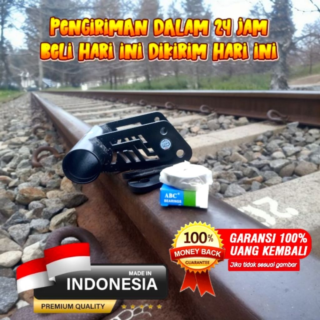 Mounting Long Mio Karbu Anti Oleng 5 cm Pemundur Rangka / Drag StyleEngine Mounting Mio Karbu CNC Hi