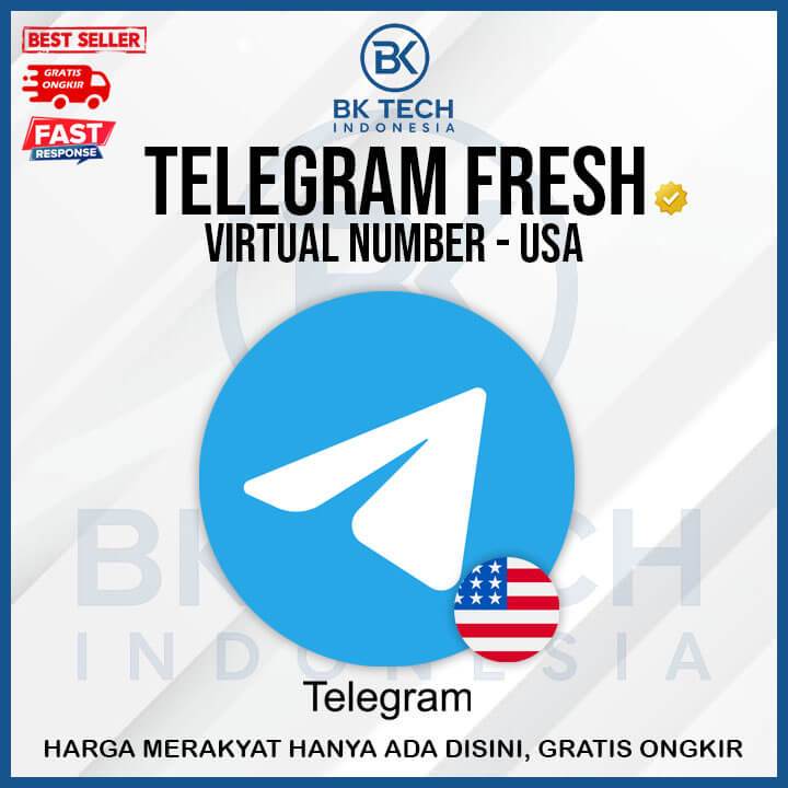 Nomor Virtual OTP Telegram USA Tanpa Langganan | No Premium | Verifikasi Telegram Aman & Cepat