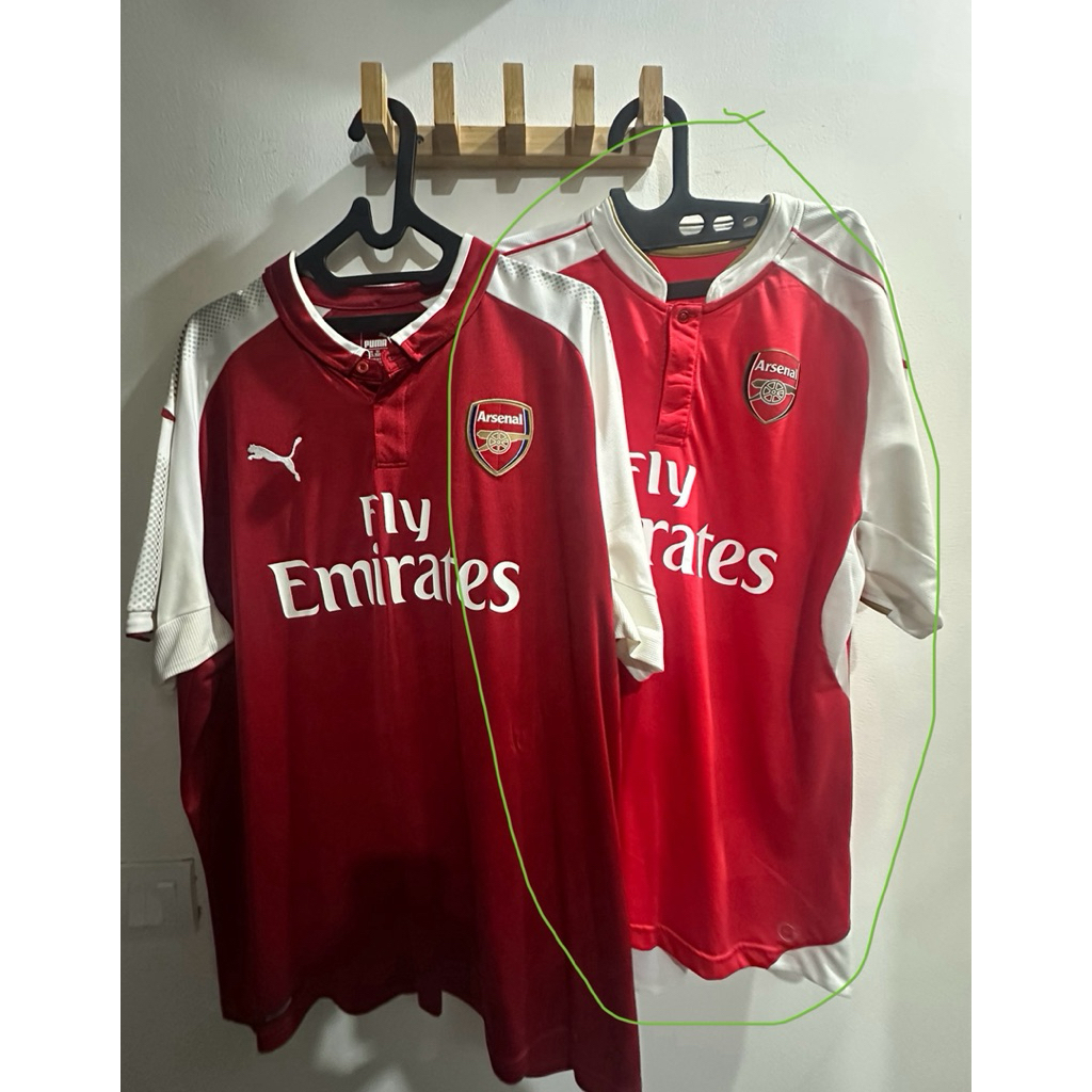 Jersey Ozil Home XL Bekas Original