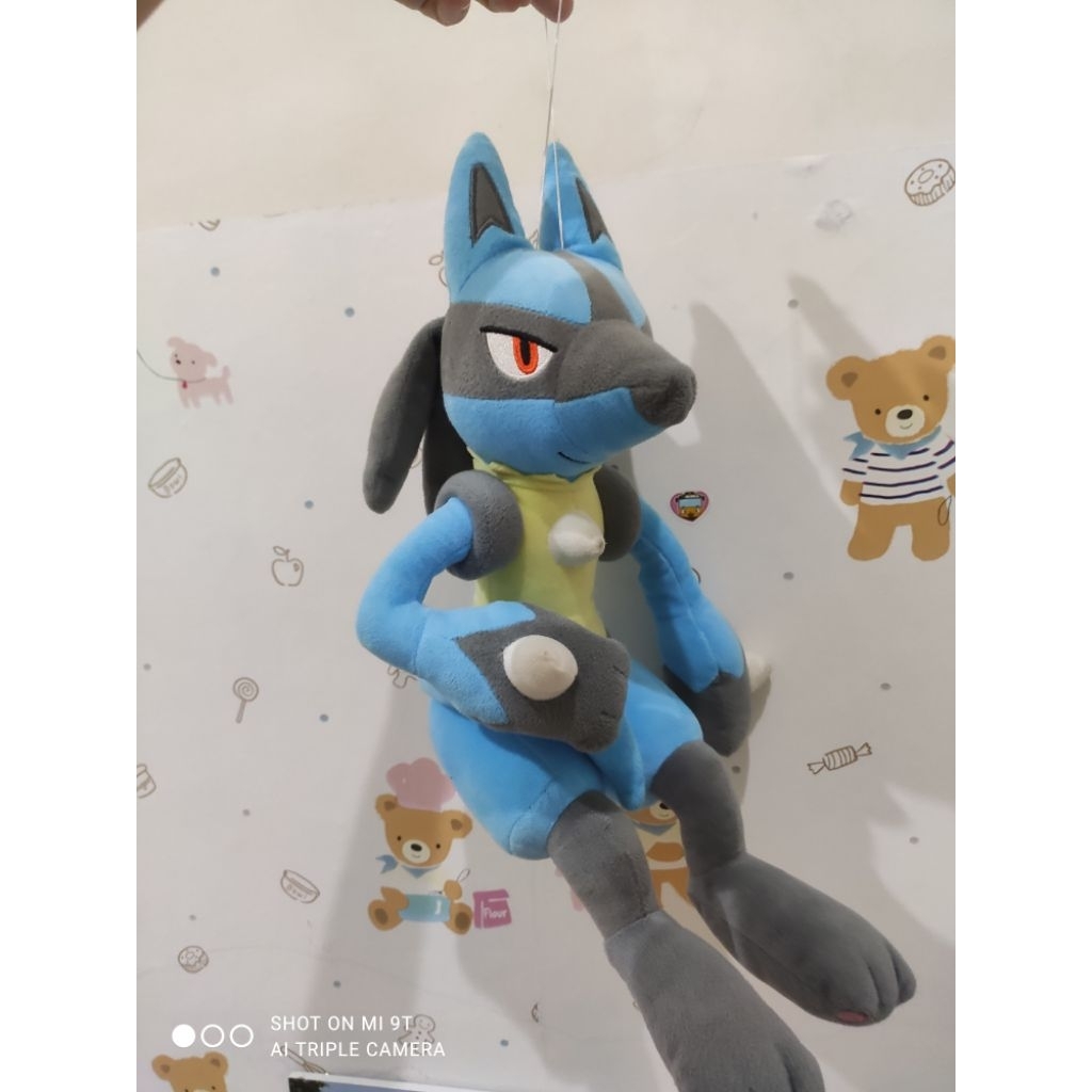 boneka pokemon lucario banpresto