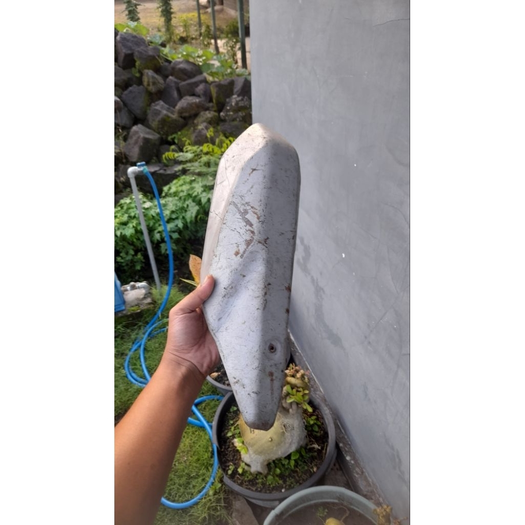 Cover Knalpot Klx Bf original bekas utuh