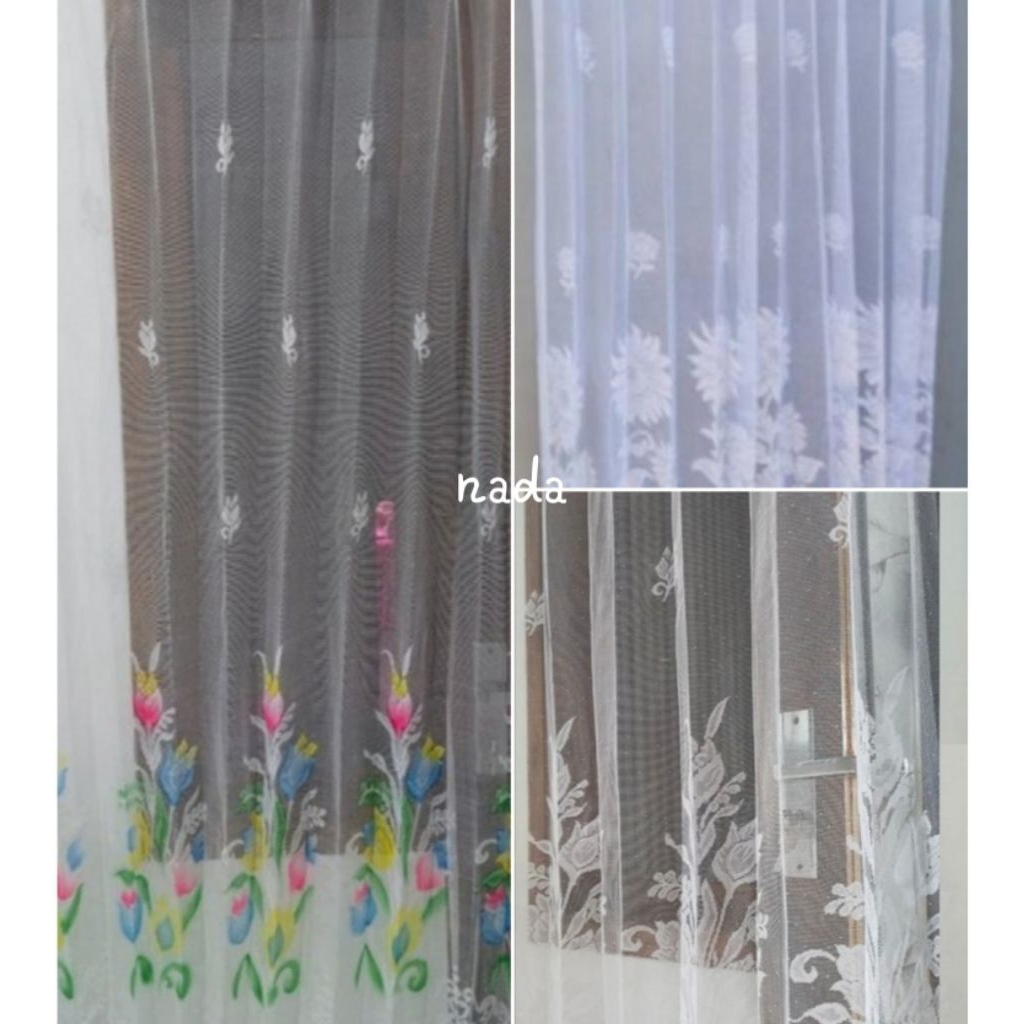 Gorden vitras plisket motif bunga