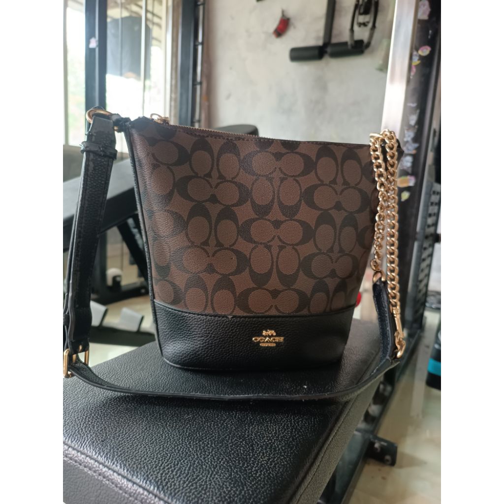 Coach Paxton Duffle Small Signature Mahogani