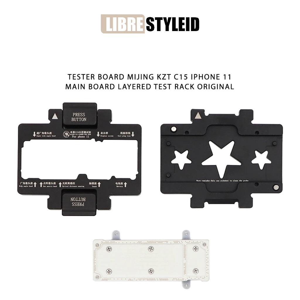 TESTER BOARD MIJING KZT C15 IPHONE 11 MAIN BOARD LAYERED TEST RACK ORIGINAL