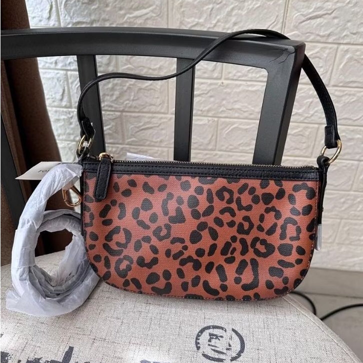 tasFossil Jolie bag Small shoulder and Crossbody leopard